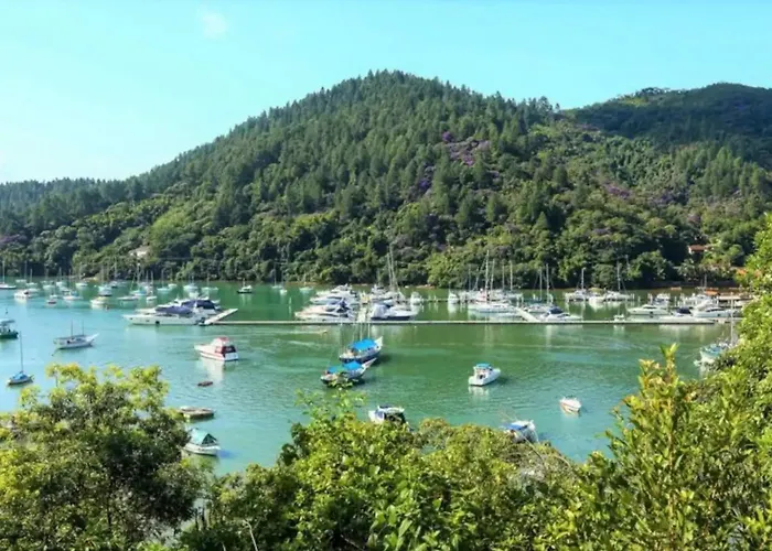 Apto 2 Novo com Varanda Gourmet, Piscina, Sauna e Sala Jogos - UBATUBA